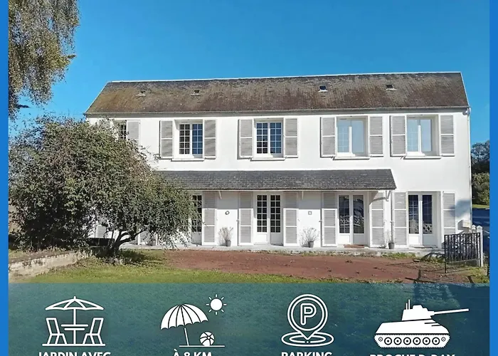 La Fromagerie Maison Lumineuse Et Spacieuse Beau Sejour 5 Ch Grand Jardin Clos 5Mn A Pied Commerces 10 Mn Plage Omaha Beach Proche Plages Du Debarquement